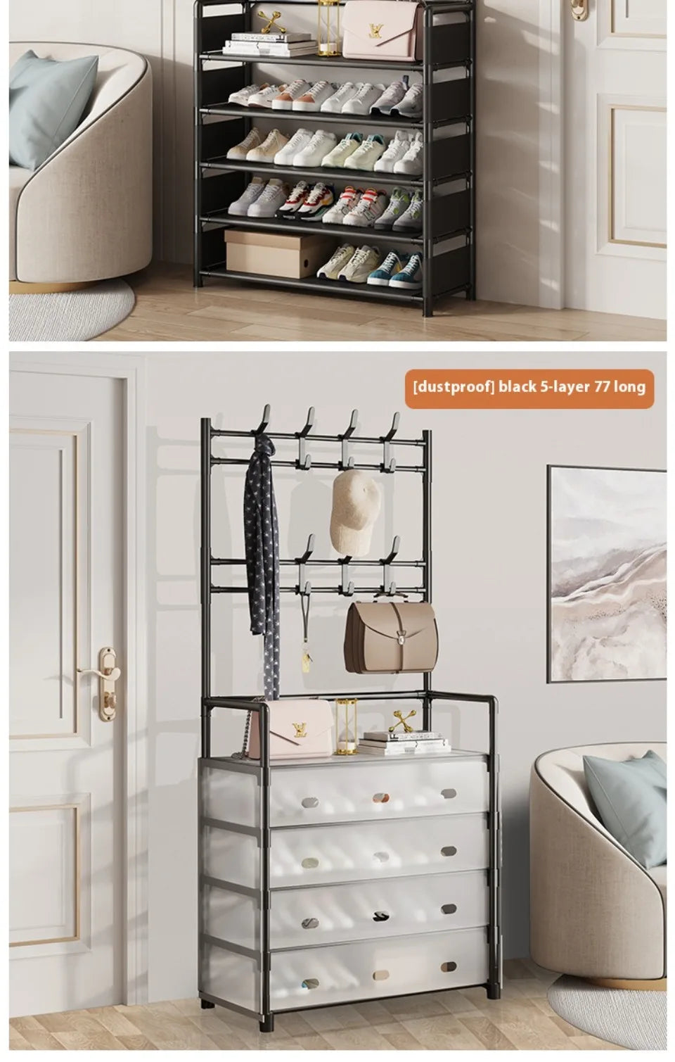 Oakland Shoes & Coat/Rack Stand