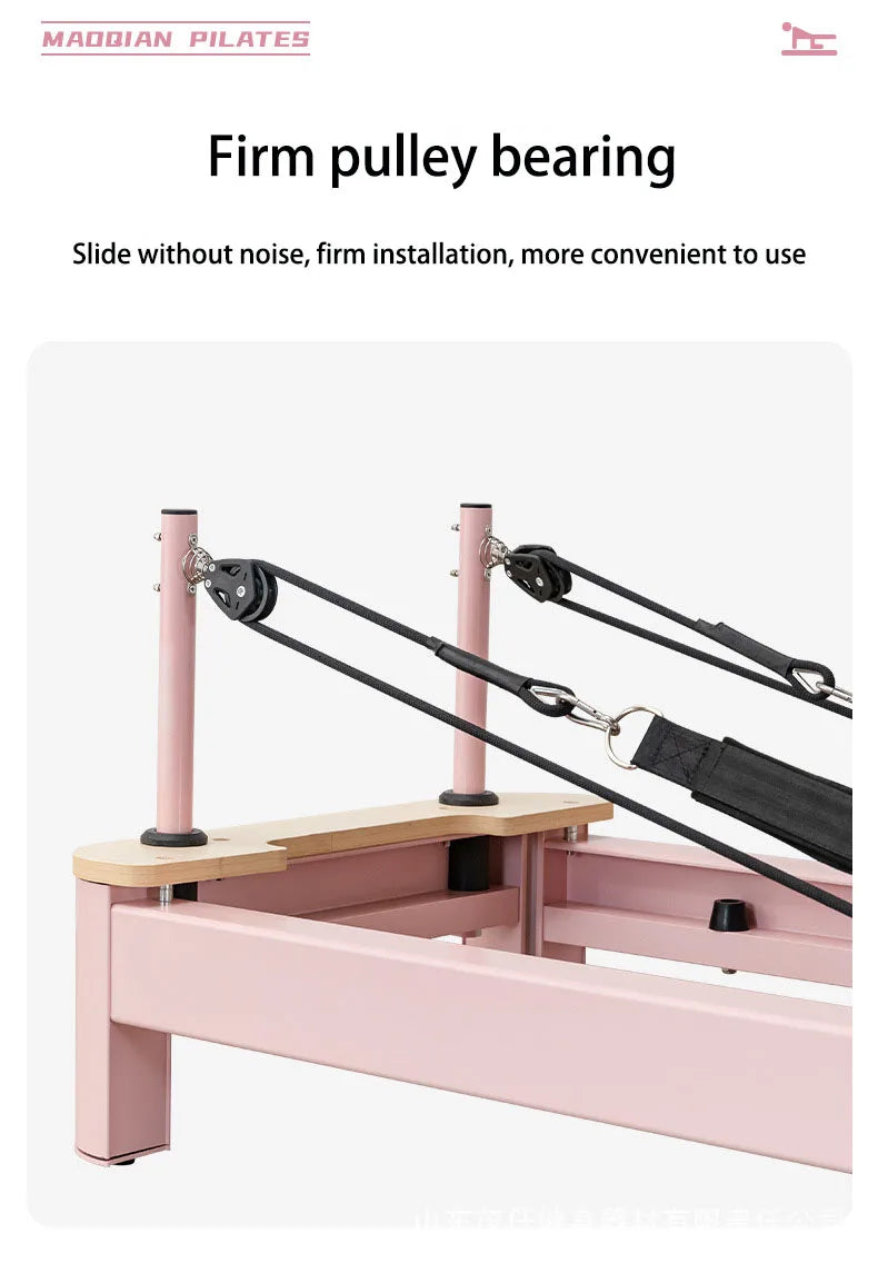 Professional Reformer Pilates Machine – Heavy-Duty Steel Frame Reformer with Core Training