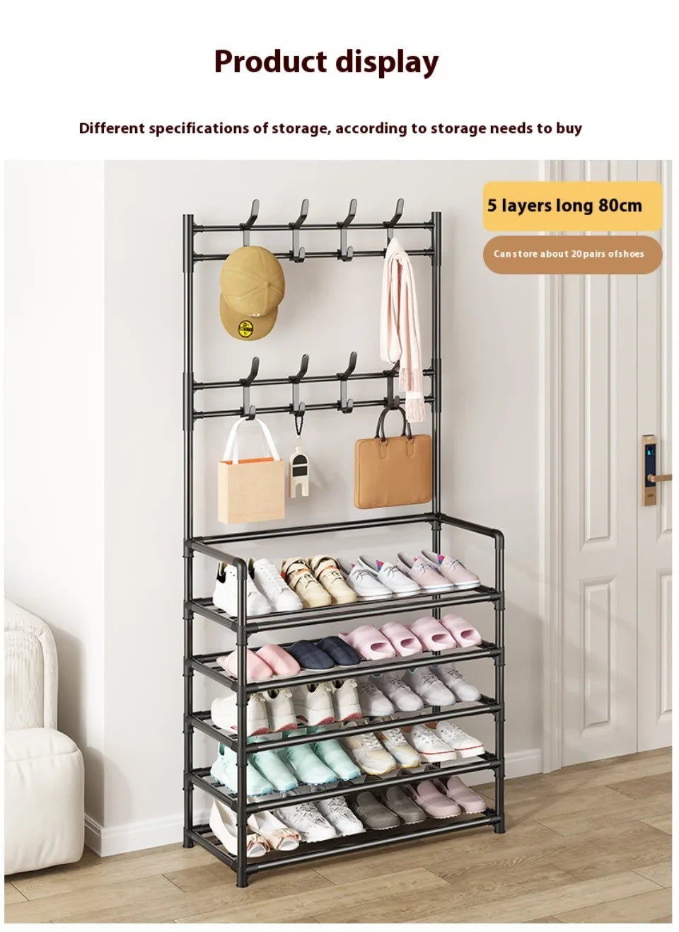 Oakland Shoes & Coat/Rack Stand