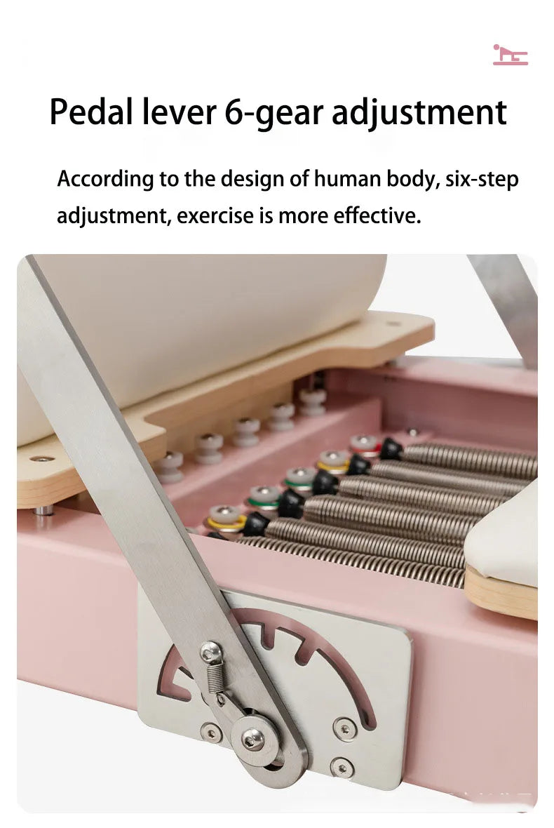 Professional Reformer Pilates Machine – Heavy-Duty Steel Frame Reformer with Core Training