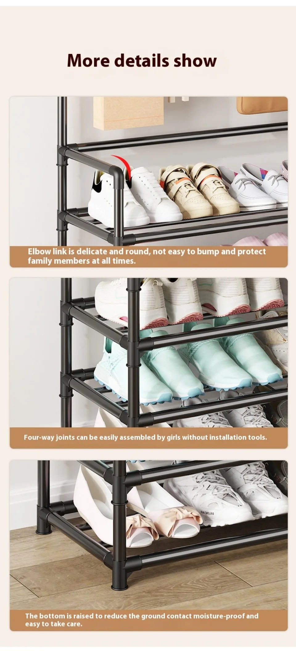Oakland Shoes & Coat/Rack Stand