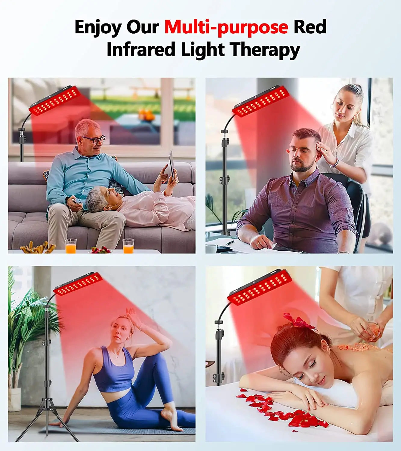 LED Infrared Lamp for Full Body - Joint Muscle Relief & Skin Tightening Rejuvenation