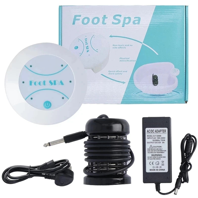 Ionic Foot Detox Spa Machine Mini Aqua Massage Footbath Spa Massager for Foot Therapy And Detoxification