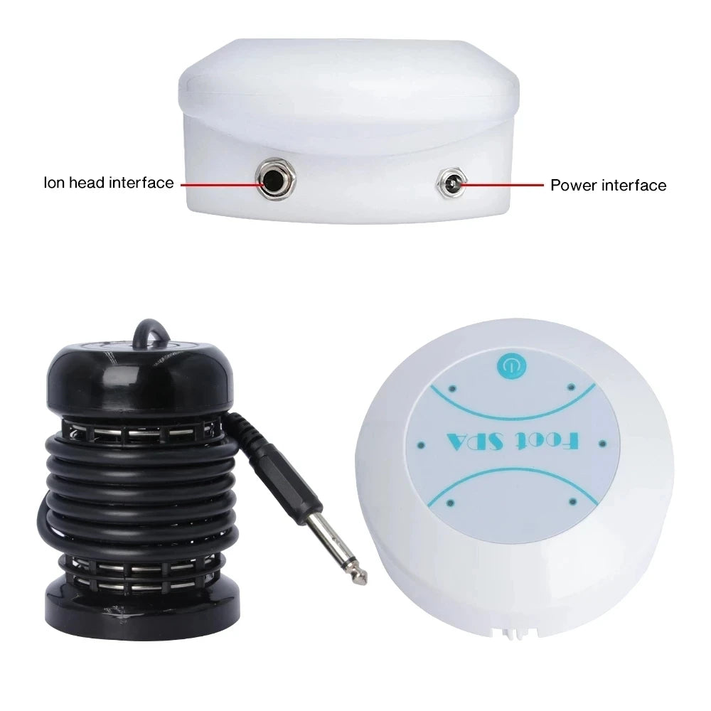 Ionic Foot Detox Spa Machine Mini Aqua Massage Footbath Spa Massager for Foot Therapy And Detoxification